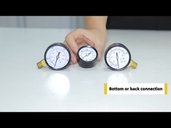 مقياس الضغط للاستثمار في الصلب الأسود مقياس ضغط الهواء 50 ملم