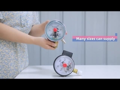 المقياس للضغط المملوء بالسيليكون من الفولاذ المقاوم للصدأ