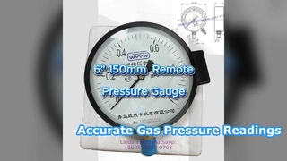6 "0-1.6MPa مقياس الضغط عن بعد