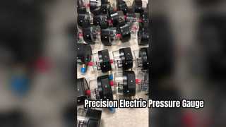 4 "100 مللي متر 0-1.6MPa مقياس ضغط الاتصال الكهربائي.