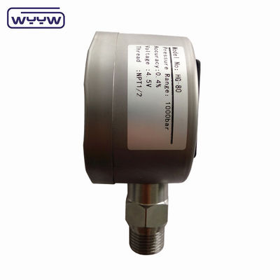 بار Psi InHg الدقة القياس الرقمي للضغط المحمول 80mm 100mm