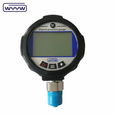 دقة 0.2%Fs القاع 80mm هيدروليكية مقياس ضغط المياه الرقمي