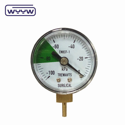 -100-0kpa مقياس فراغ ضغط الغاز 40mm OEM ODM مخصص
