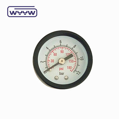 غلاف بلاستيكي مقياس مزدوج لضغط الفراغ يصل إلى الظهر 1 1/2 &quot; 40MM -1bar-0bar غلاف فولاذي