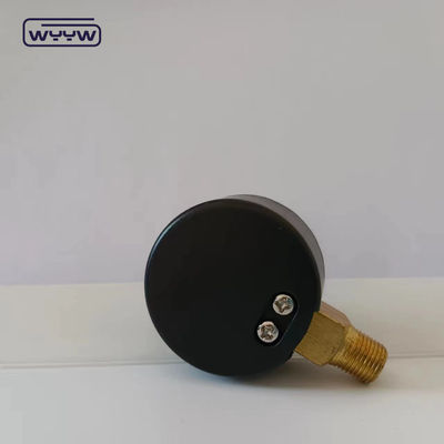 معايير CE 40MM البلاستيكية 0-4Bar 1/8&quot;BSP مقياس ضغط الغاز الطبيعي