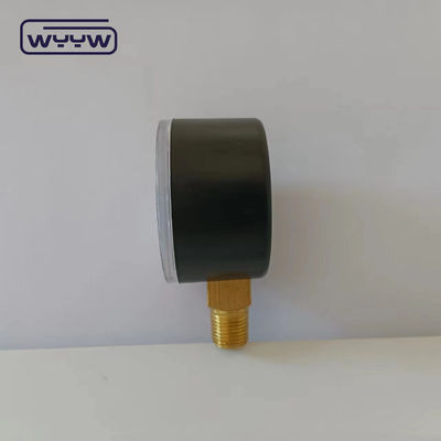 معايير CE 40MM البلاستيكية 0-4Bar 1/8&quot;BSP مقياس ضغط الغاز الطبيعي