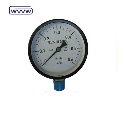 مقياس ضغط من الفولاذ الأسود 150mm M20X1.5 نوع المسمار