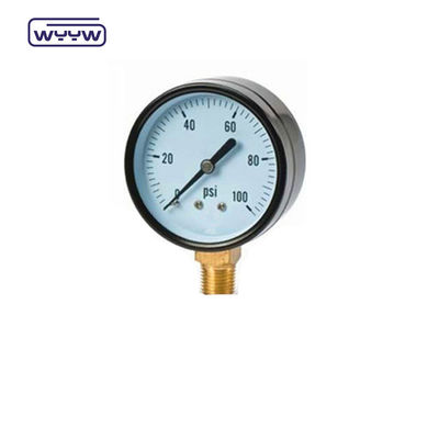 تستخدم لقياس أجهزة 60mm الاقتصادية 0-10بار الهواء مقياس الضغط الجوي