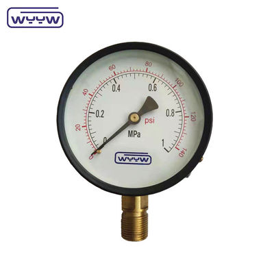 أنبوب بوردون 100mm 10بار 7بار مقياس الهواء G1/2