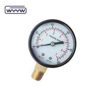 مقياس الضغط لمرشح حمام السباحة 2 &quot;الدوال، 0-60 Psi، الجزء السفلي من الحاجز 1/4&quot; خيط الأنابيب