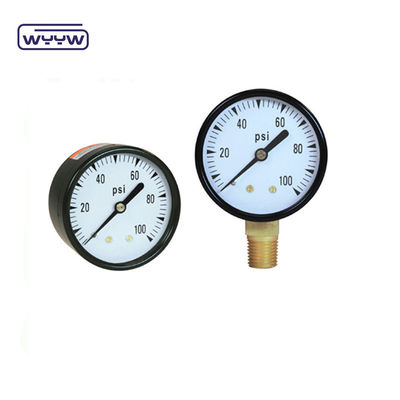 مقياس الضغط لمرشح حمام السباحة 2 &quot;الدوال، 0-60 Psi، الجزء السفلي من الحاجز 1/4&quot; خيط الأنابيب
