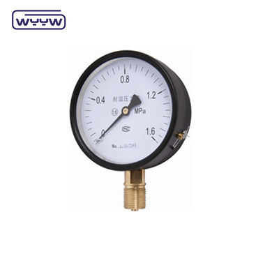 مقياسات الضغط التناظرية 100 مم 14 Mpa M20X1.5 أو G1/2&quot;