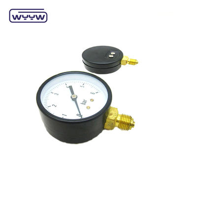 WYYW 100mm الحديد الحاجز MS القاع الاتصال مانومتر 16بار