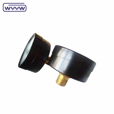 جودة جيدة 2 بوصة أنبوب بوربون نوع مركز العودة الاتصال 1/4 &quot;NPT BSP منخفضة 9 Psi مقياس الضغط