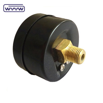 جودة جيدة 2 بوصة أنبوب بوربون نوع مركز العودة الاتصال 1/4 &quot;NPT BSP منخفضة 9 Psi مقياس الضغط