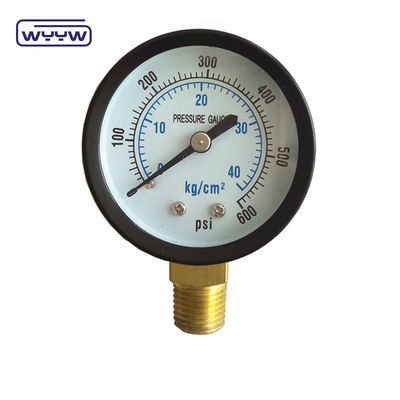 قابلة للتخصيص خلفية 150 psi بيع ساخن 60mm مقياس ضغط عام M12X1.5 الهواء 10 بار مقياس ضغط