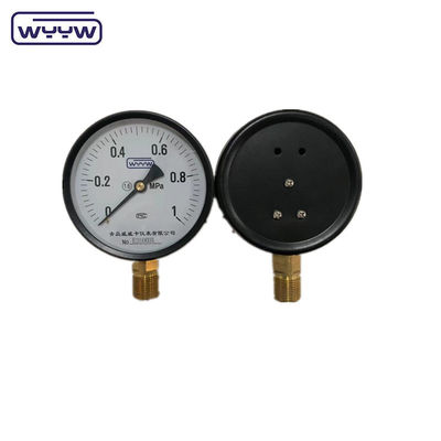 السعر WYYW مصنع 1MPa 1.6MPa مقياس ضغط 100mm M20X1.5 G1/2&quot; مقياس ضغط الماء