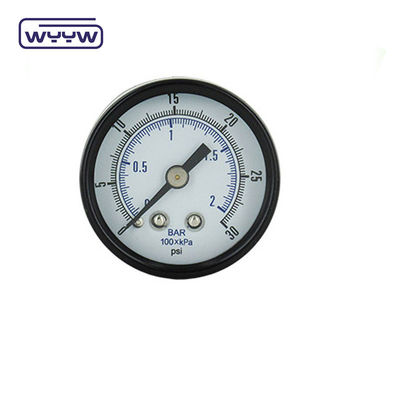 OEM ODM OBM مقياس الضغط الاقتصادي 1.5 &quot; 30 Psi مقياس ضغط مزدوج