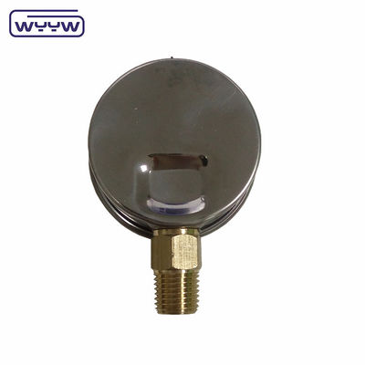 -30inHg المقياس المركب الفراغ الزيت ملء الاتصال السفلي 1/4 &quot; Bsp 2&quot; مقياس الضغط
