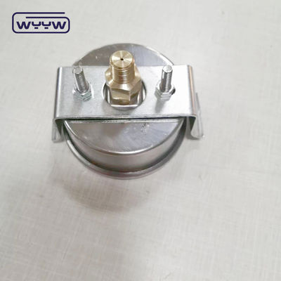 ss304 الهيدروليك جاك 1/4 &quot;بسب 2.5&quot; محوري سائل ملئ مقياس ضغط المقبض