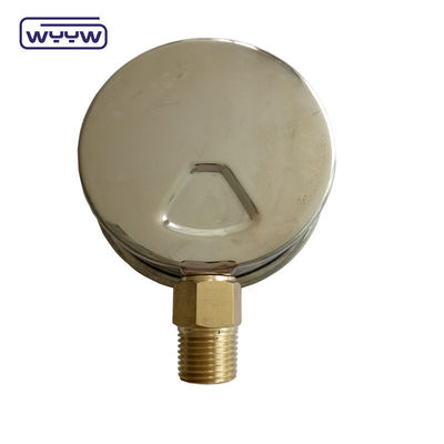 عدادات الضغط الهيدروليكية السائلة المملوءة بالجليسرين 100 مم أسفل 3/8 &quot;BSP 1/2&quot;G EN837-1