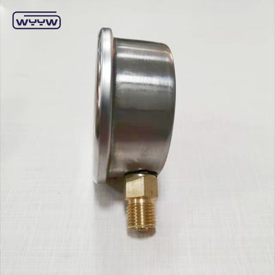 oem لعدالة ضغط صناعية مجانية مقياس ضغط منخفض 1/4&quot;G اتصال شعاعي