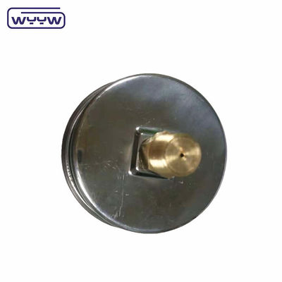 63mm EN837-1 المياه الهيدروليكية 0-10bar / psi دخول المحوري للزيت غليسرين ملئ مقياس الضغط 2.5 &quot;المانومتر