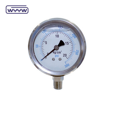 1/8 &quot;NPT مقياس ضغط الاتصال السفلي 1.5&quot; مقياس اختبار ضغط الزيت 40mm