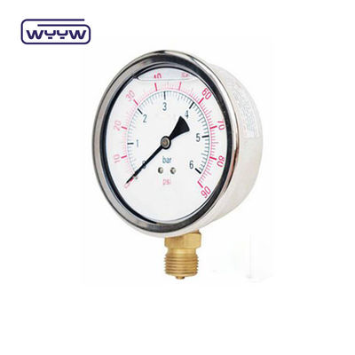 4&quot; G12/2&quot; بار psi جاك هيدروليك مع مقياس الضغط