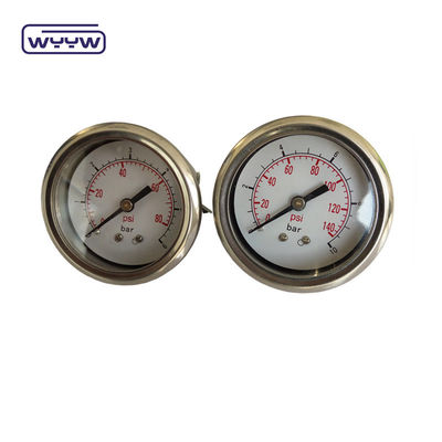 مقياس ضغط محوري 2.5 &quot;U-Clamp Manometer / مقياس ضغط اتصال الخلفي