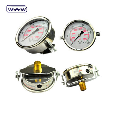 مقياس ضغط محوري 2.5 &quot;U-Clamp Manometer / مقياس ضغط اتصال الخلفي