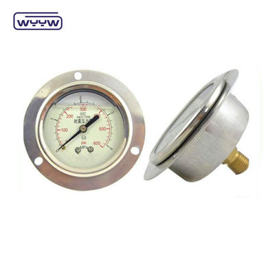 2.5&quot; بار Psi فلانج نوع مقياس الضغط منومتر لوحة الصعود