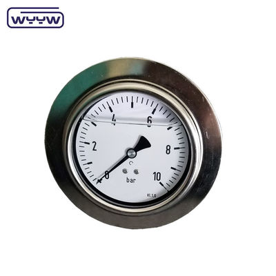 2.5&quot; بار Psi فلانج نوع مقياس الضغط منومتر لوحة الصعود