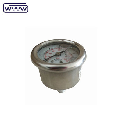 مقياس ضغط مليء بالجليسرين OEM ODM OBM مخصص