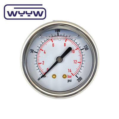 مقياس ضغط مليء بالجليسرين OEM ODM OBM مخصص