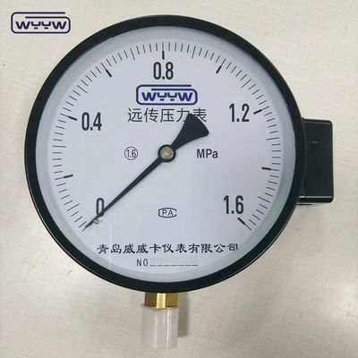 1.6MPa الحديد الأسود 1/2&quot;بسب M20X1.5 6 بوصة الاتصال الكهربائي مقياس ضغط مقياس ضغط مزدوج السعر