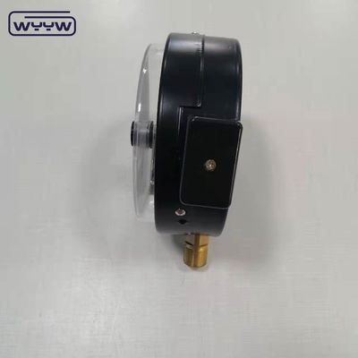 1.6MPa الحديد الأسود 1/2&quot;بسب M20X1.5 6 بوصة الاتصال الكهربائي مقياس ضغط مقياس ضغط مزدوج السعر