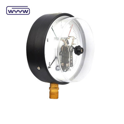 6&quot; 150mm الفولاذ الأسود الكهربائي مقياس ضغط الاتصال أسفل التركيب