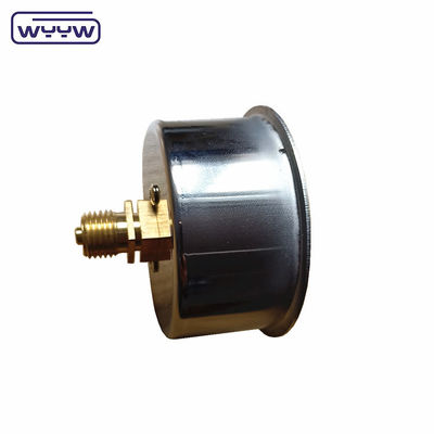 63mm mmh2o المحوري Mbar Bellows مقياس ضغط مع علبة SS304