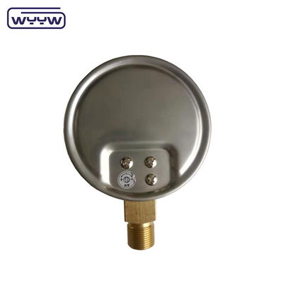 مقياس ضغط في الصين مقياس ضغط في الكبسولة 100 مليمتر mbar ss حالة اتصال النحاس 1/2&quot;bsp cmh2o مقياس ضغط منخفض