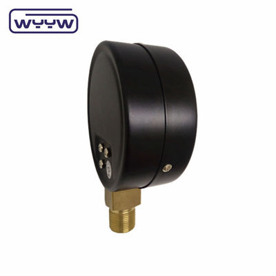 مقياس ضغط منخفض SS 63mm InH2O مقياس ضغط WC Mbar مقياس ضغط Bellows