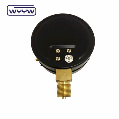 مقياس ضغط منخفض SS 63mm InH2O مقياس ضغط WC Mbar مقياس ضغط Bellows