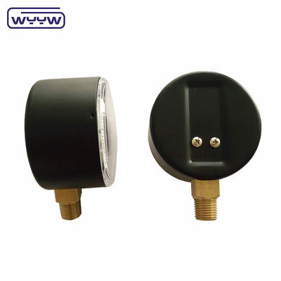 مقياس ضغط الكبسولة من نوع Bellows 63mm InH2O Manometer 100 Mbar