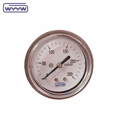 مقياس ضغط منخفض قابلة للتخصيص CMH2O مع اتصال خلفي