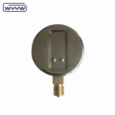 63mm الصلب المقاوم للصدأ القاع mbar kpa مقياس الضغط