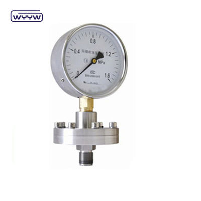 مقياس ضغط الحجاب الصناعة 60mm SS316 1 سنة ضمان