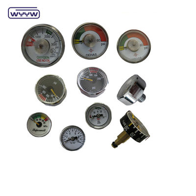4000PSI 38mm ss حالة ربيع ضبط حجم صغير مع غطاء المطاط مقياس ضغط الاسطوانة