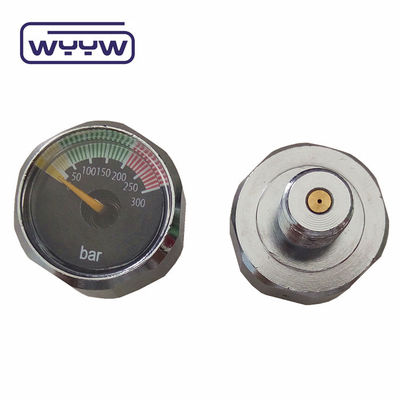 أمازون بيع ساخن 20 ملم أسود ميني مقياس ضغط رقمي 4000psi 6000psi 1/8NPT مقياس ضغط ميكرو لـ Paintball PCP Air