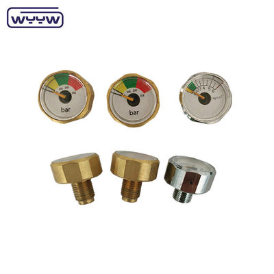 OEM الصين سعر 28mm قطر 1/8 &quot;BSPP المنومتر أنبوب بوردون PCP paintball مقياس ضغط النحاس 315 بار