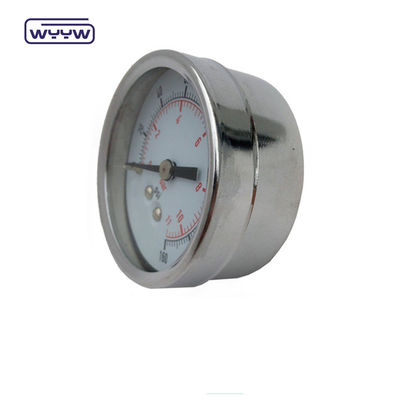 استخدام جاف لا زيت العودة ضغط القياس 160 Psi الهواء 60mm SS ضغط القياس